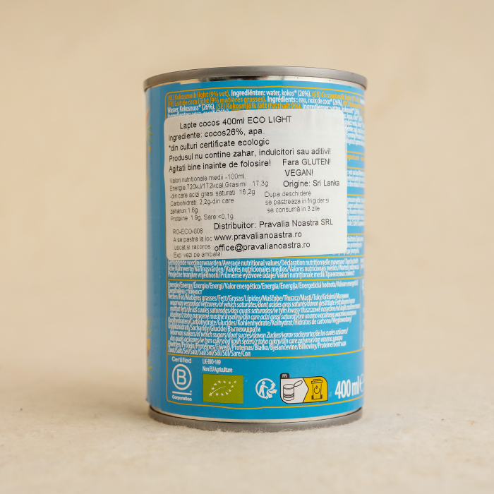 Lapte de cocos 9% 400g [2]