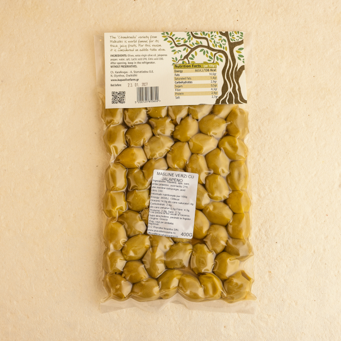 Masline verzi jalapeno - 400g [2]