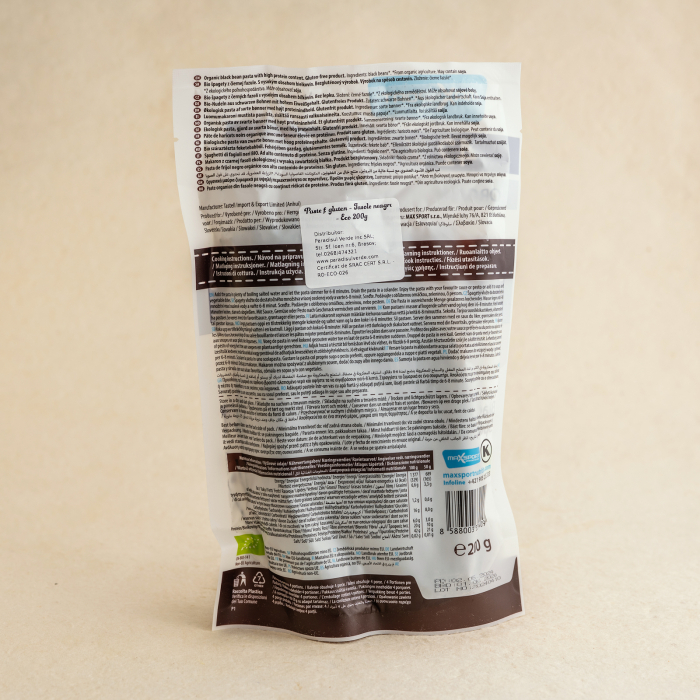 Paste proteice fasole neagra f. gluten 200g ECO [2]