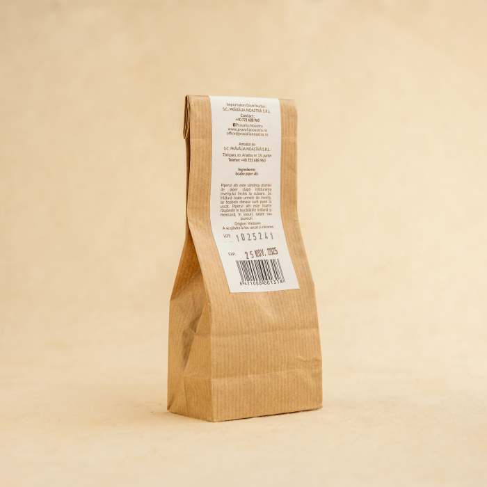 Piper alb boabe - 100 g [2]