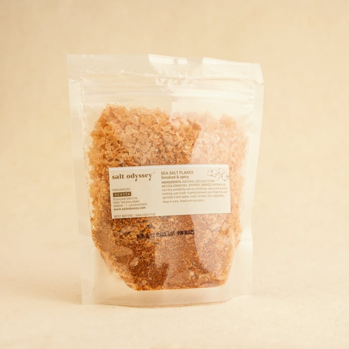 Sare Fulgi Piramidala afumata & picanta 250g [2]