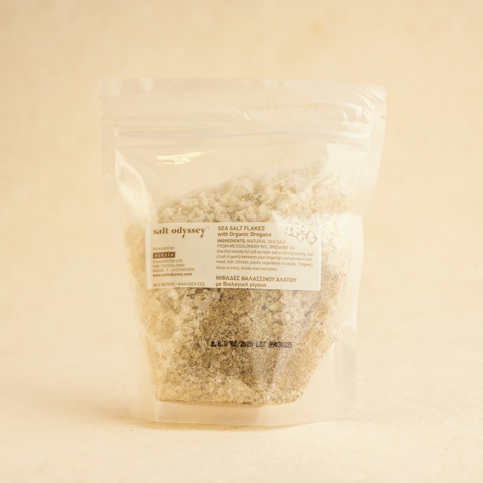 Sare Fulgi Piramidala cu oregano 250g [2]