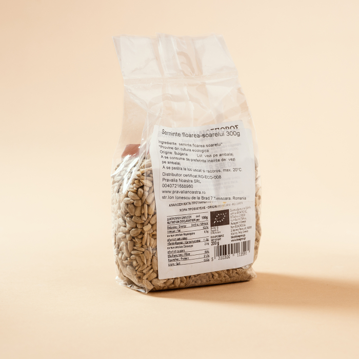 Seminte de floarea soarelui ECO - fara gluten 200g [2]