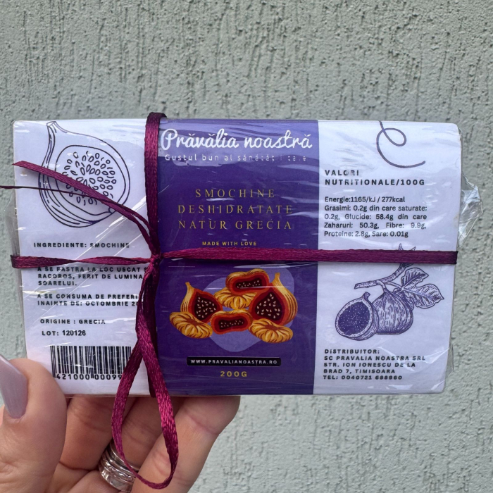 Smochine deshidratate natur Grecia 200g [2]