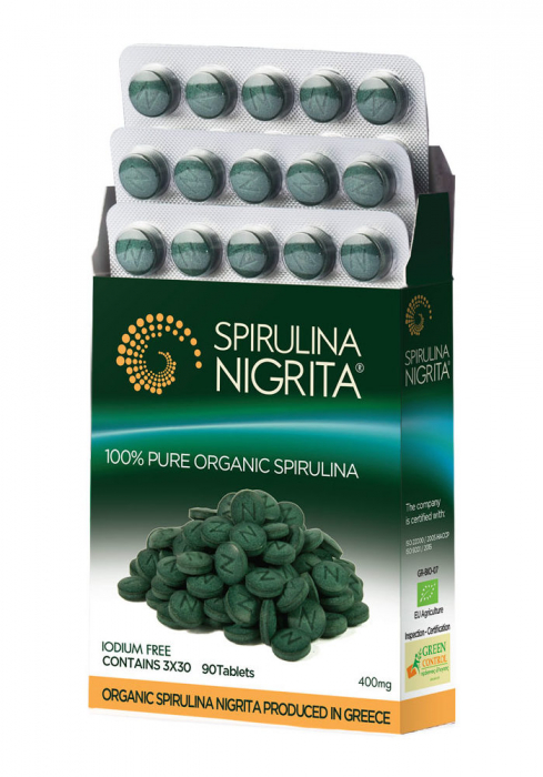 Spirulina comprimate ECO 36g - 90 tablete [3]