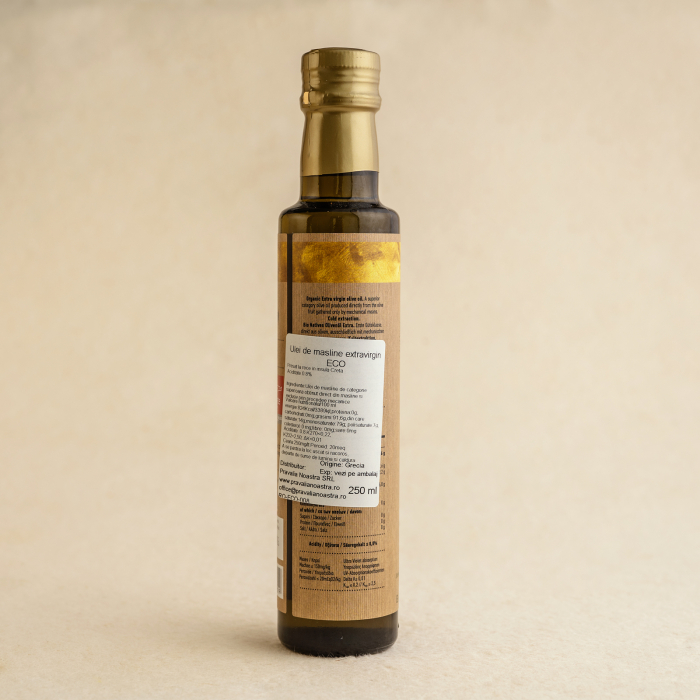 Ulei de masline, extravirgin, ECO 250 ml - presat la rece RECOLTA NOUA [2]