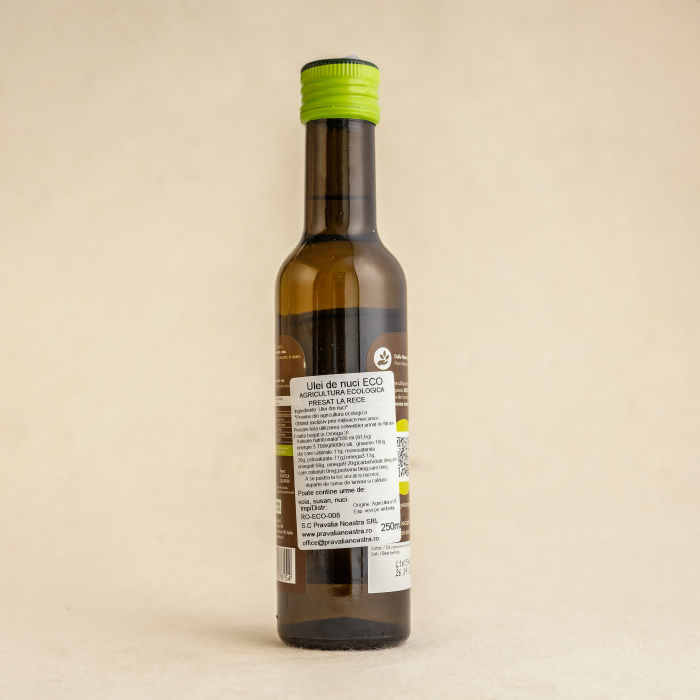 Ulei de nucă Eco 250 ml - presat la rece [2]