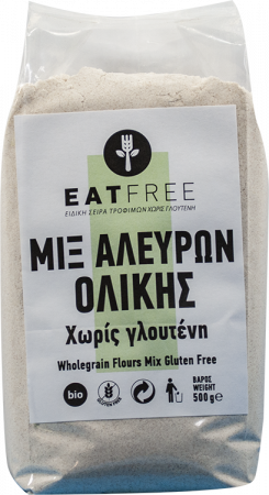 FĂINĂ FĂRĂ GLUTEN - Faina integrala mix fara gluten 500g ECO