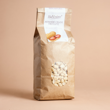 NUCI ȘI SEMINȚE - Arahide decojite crude 1 kg