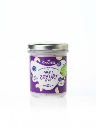 BAUTURI / LAPTE VEGETAL - Joyurt - Iaurt din nuci caju cu afine ECO - Rawckers