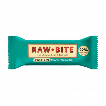 PRODUSE ECO / ORGANICE - Baton proteic fara gluten arahide/caramel 45 g ECO