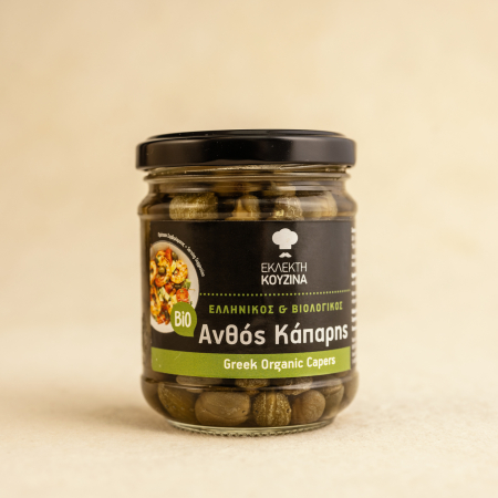 PRODUSE ECO / ORGANICE - Capere in saramura cu ulei extravirgin de masline 180g ECO