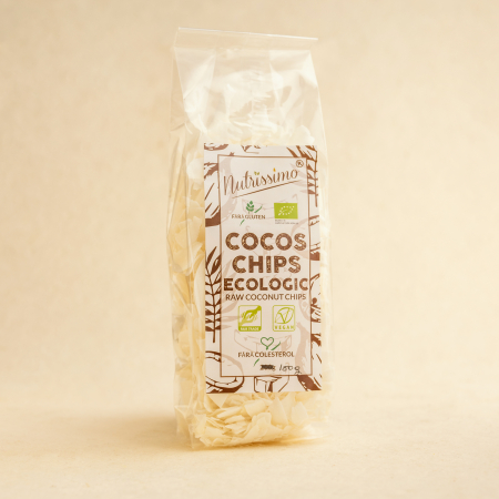 PRODUSE ECO / ORGANICE - Cocos chips raw Eco 150g