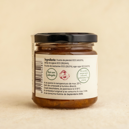 Dulceata de nectarine si piersici, ECOBuun, ECO, 200g (fara zahar) [1]