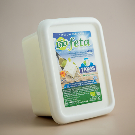PRODUSE ECO / ORGANICE - Feta D.O.P. Taxas 400g ECO