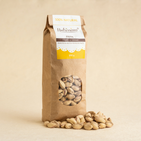 SUPERALIMENTE - Fistic copt si sarat 500 g