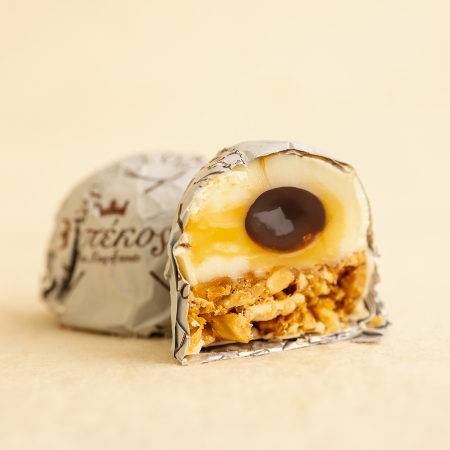 CIOCOLATA & CACAO - Florentine cu caramel si ciocolata alba VRAC