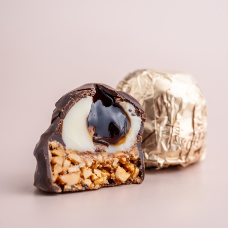 CIOCOLATA & CACAO - Florentine cu caramel si ciocolata neagra VRAC