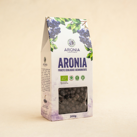 FRUCTE DESHIDRATATE - FRUCTE DE ARONIA USCATE ECO, 200 G