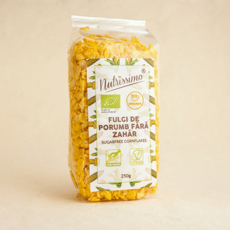 OREZ ȘI CEREALE - Fulgi de porumb fara zahar 250g ECO