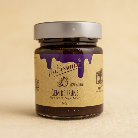 INDULCITORI NATURALI / MIERE - Gem de prune fara zahar 240g