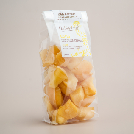FRUCTE DESHIDRATATE - Gutui deshidratate osmotic infuzate in suc de mere - 200g