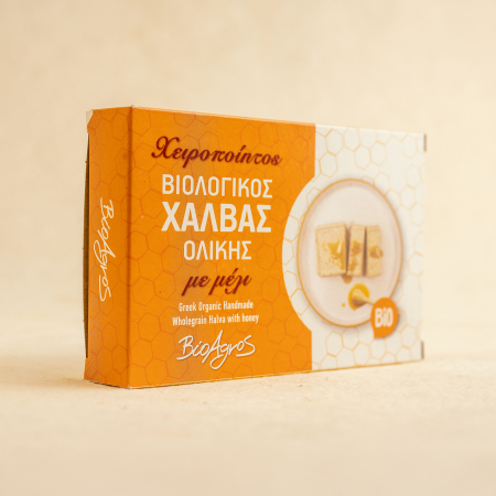 PRODUSE ECO / ORGANICE - Halva integrala cu miere 200g ECO