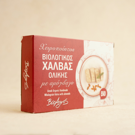 PRODUSE ECO / ORGANICE - Halva integrala cu migdale 200g ECO