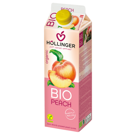 BAUTURI / LAPTE VEGETAL - Hollinger Nectar piersici 1L ECO