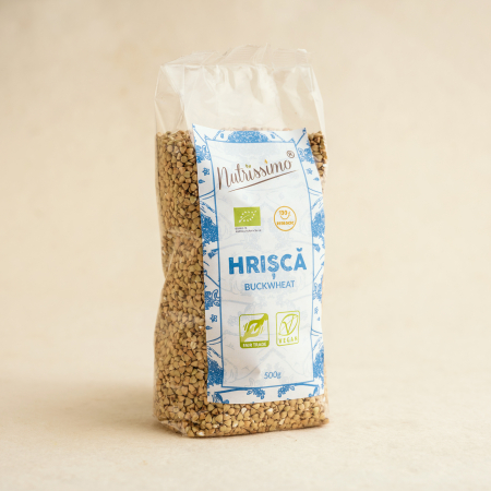 FĂINĂ FĂRĂ GLUTEN - Hrisca cruda ECO 500g