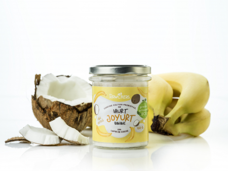 Joyurt - Iaurt din lapte de cocos cu banane ECO - Rawckers [1]