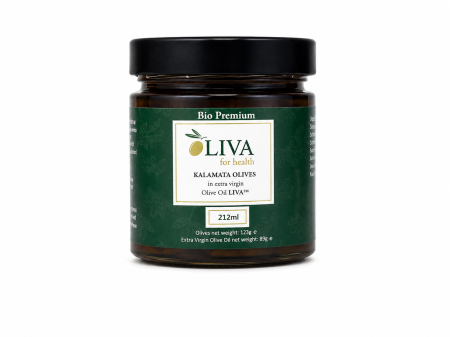 PRODUSE - Liva Masline Kalamata in ulei extravirgin de masline 212ml ECO