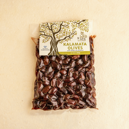 MĂSLINE - Masline Kalamata cu ierburi de provence - 800g