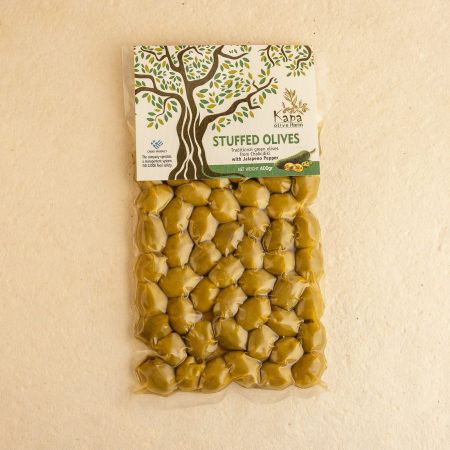 MĂSLINE - Masline verzi jalapeno - 400g