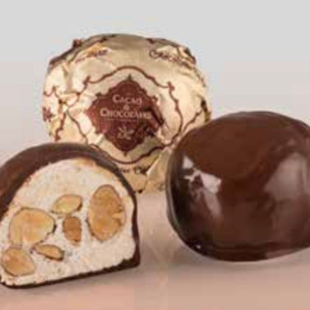 CIOCOLATA & CACAO - NUGAT - Ciocolată umplută cu nuga (migdale și miere)