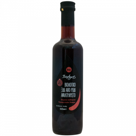 OȚETURI ȘI SOSURI - Otet nefiltrat din rodii 500ml ECO