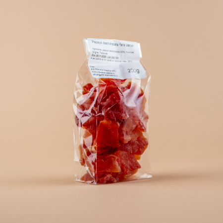 HEALTHY SNACKS - Papaya deshidratata fara zahar 200g
