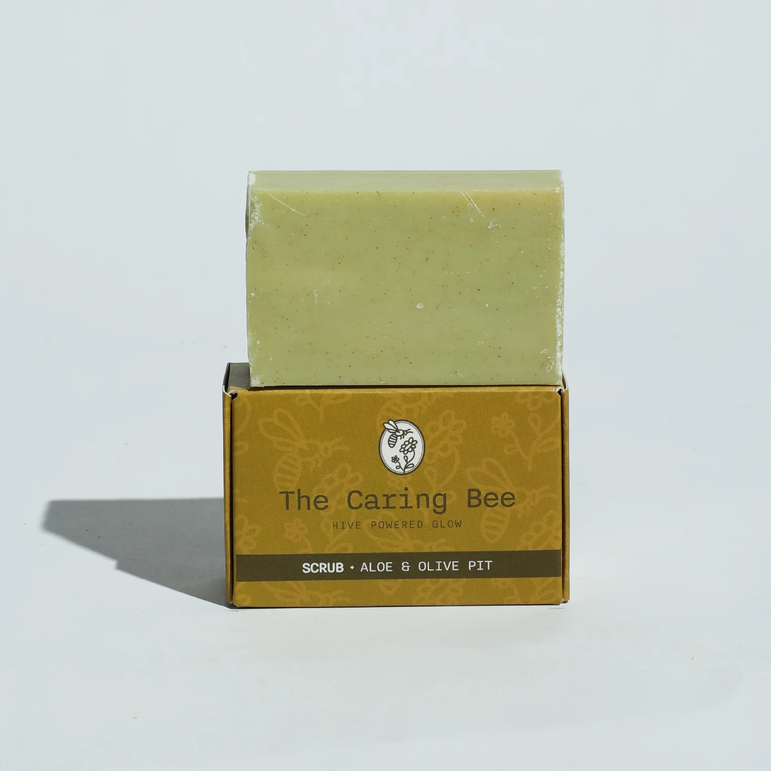 Săpun scrub cu Aloe Vera și sâmburi de măsline 110g - Helmos [1]