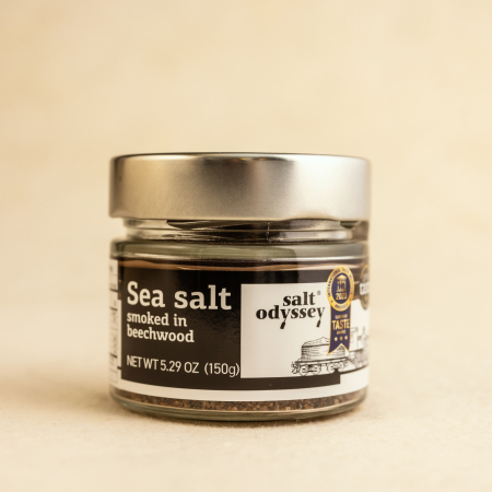 CONDIMENTE - Sare de mare - afumată în fag - 150 g