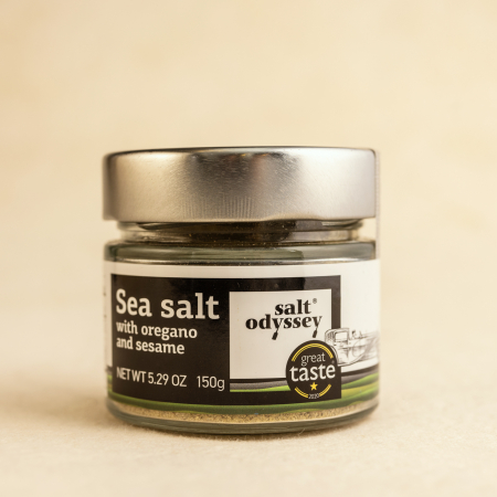 CONDIMENTE - Sare de mare cu oregano si susan - 150 g