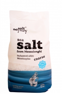 CONDIMENTE - Sare de mare grunjoasă - din Messolonghi - 1 kg