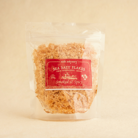 Toate Produsele - Sare Fulgi Piramidala afumata & picanta 250g