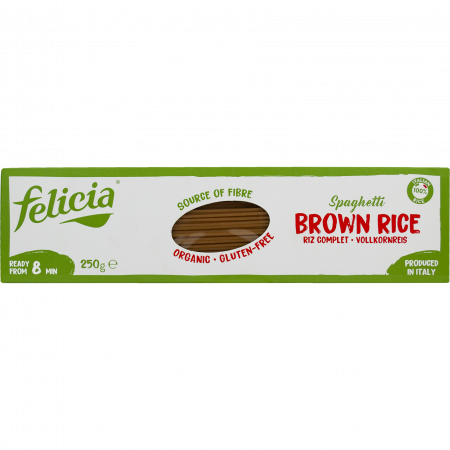 PRODUSE ECO / ORGANICE - Spaghetti orez brun f. gluten 250g ECO