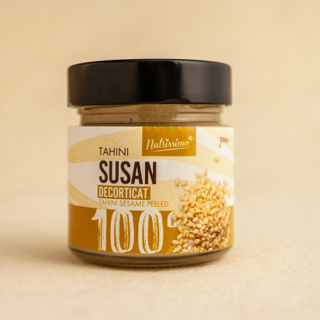 CREME SI PASTE TARTINABILE - Tahini (Pasta de susan) din seminte decorticate 250g