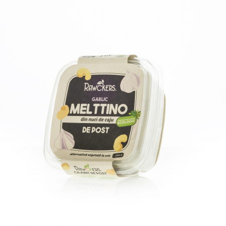 CREME SI PASTE TARTINABILE - Unt vegetal cu usturoi 200g ECO