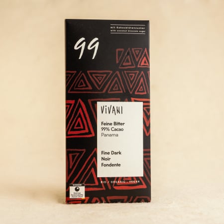 CIOCOLATA & CACAO - Vivani ciocolata neagra 99% cacao 80g ECO