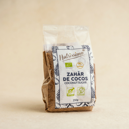 PRODUSE ECO / ORGANICE - Zahar Cocos 250g ECO