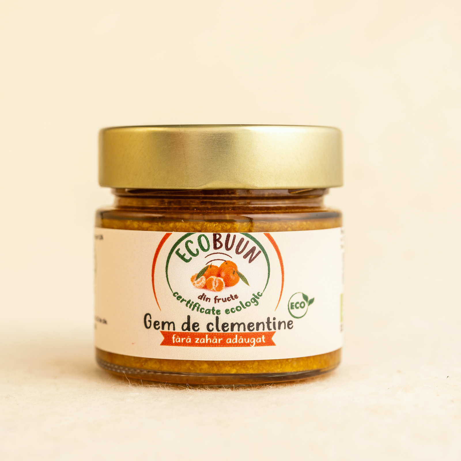 Gem de clementine, ECOBuun, ECO, 225g (fara zahar)