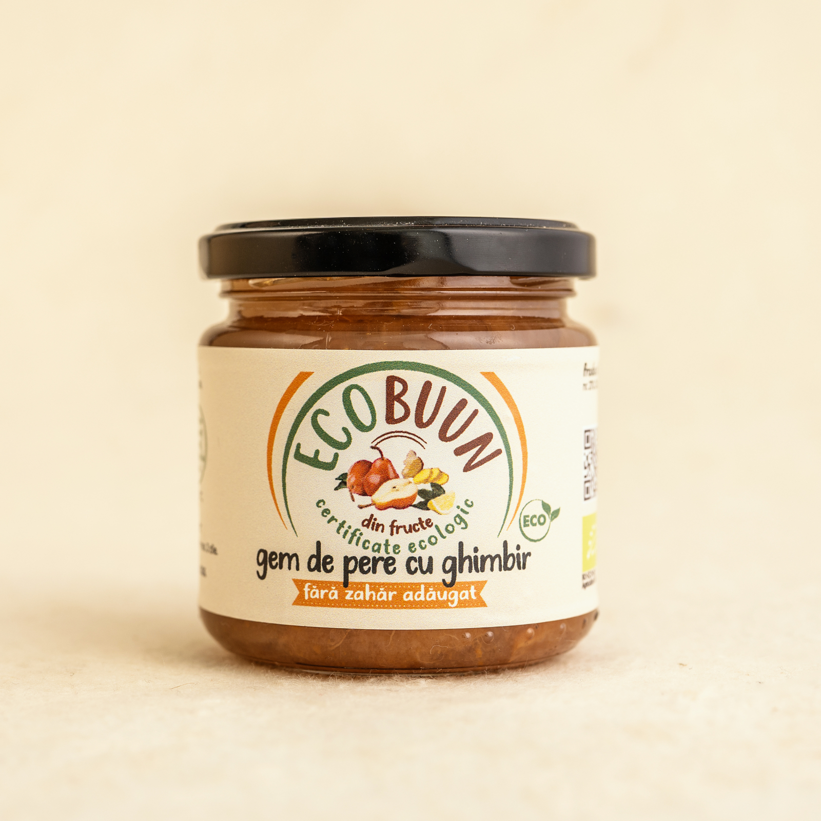 Gem de pere cu ghimbir, ECOBuun, ECO, 200g