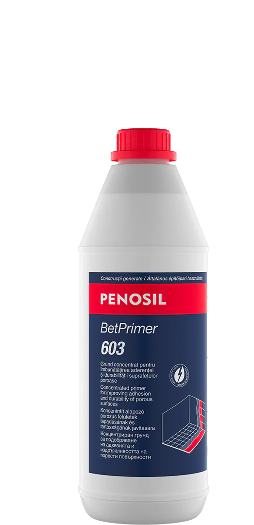 Toate produsele - PENOSIL BetPrimer 603 grund pe bază de apă pentru suprafețe poroase 1 litru